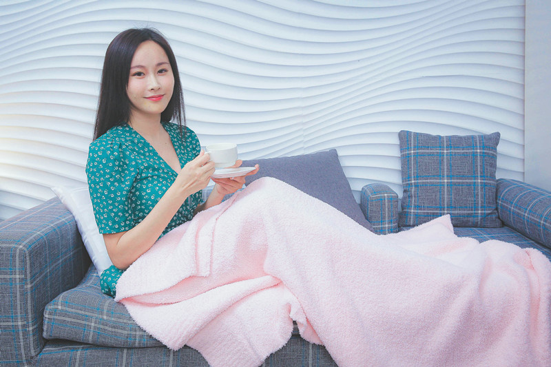 休閒小毯10入/組(顏色隨機):圖片 2