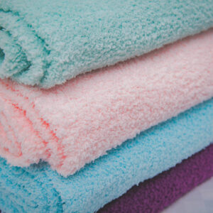 休閒小毯10入/組(顏色隨機)