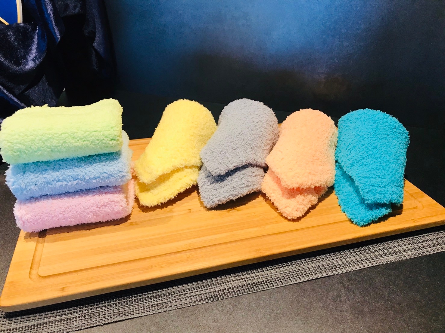 小方巾10入/組(顏色隨機)：圖片 2