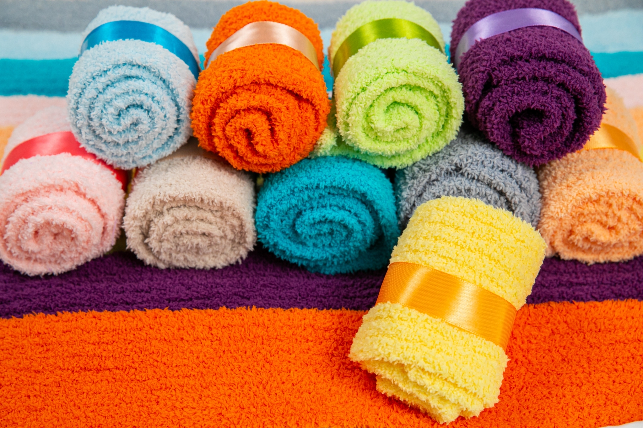 圍巾/頭巾10入/組(顏色隨機)