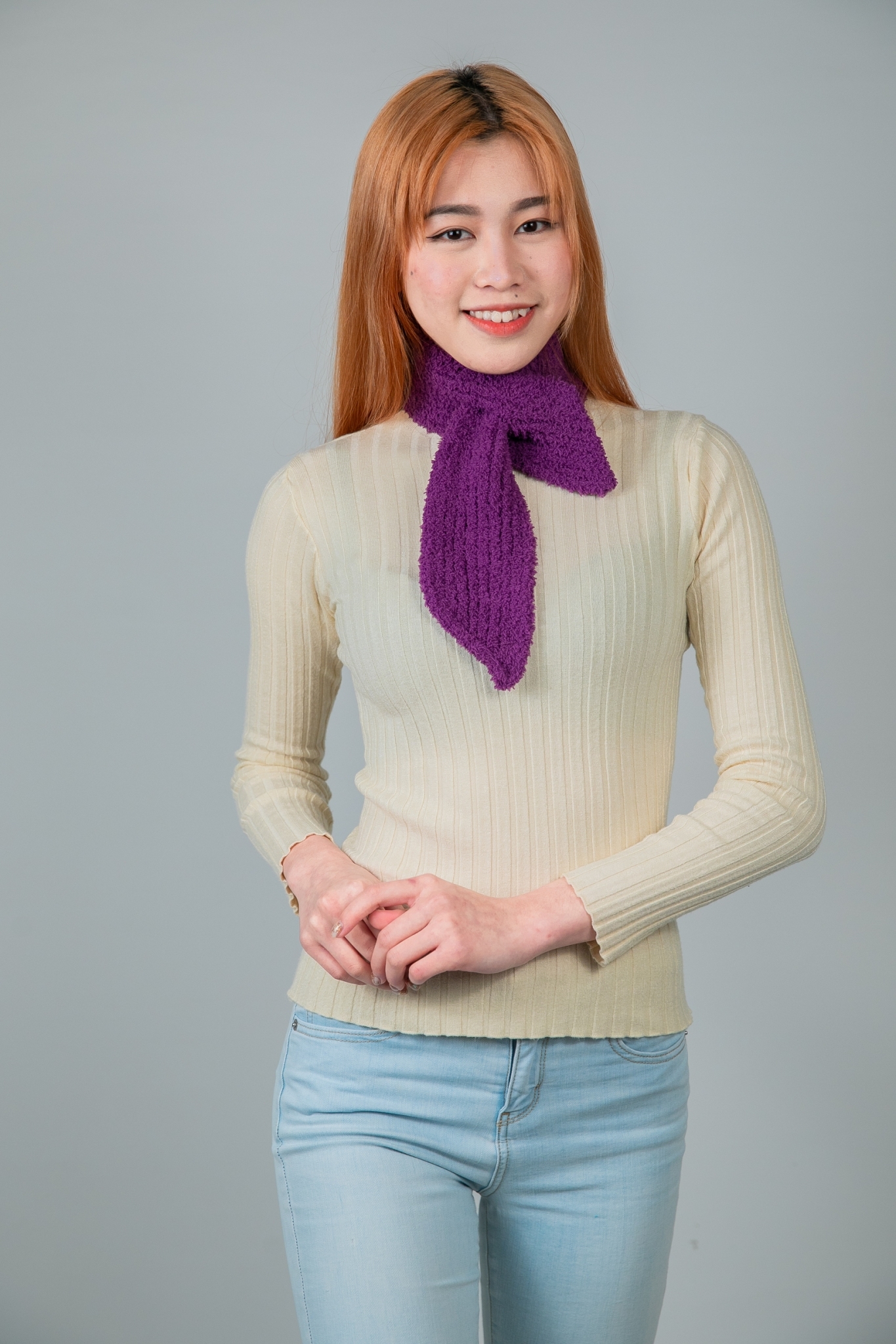 圍巾/頭巾10入/組(顏色隨機)：圖片 8